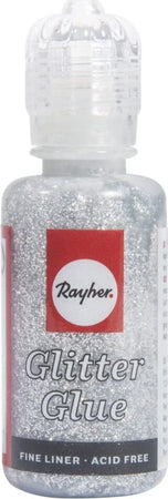 RAYHER---GLITTER-GLUE-COLLA-CON-GLITTER-ARGENTO-BRILLANTE-20ML