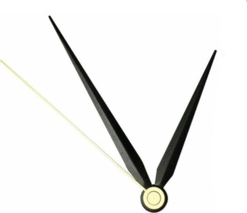 RAYHER---LANCETTE-PER-OROLOGIO-ORE-MINUTI-SECONDI---COLORE-NERO-70/90mm