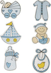 RAYHER---MINIATURA-IN-LEGNO-BABY-BLU-CON-ADESIVO-3X3,5CM-6PZ