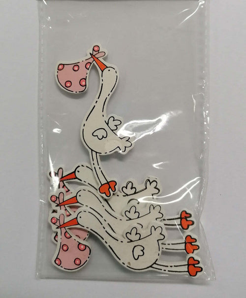 RAYHER---MINIATURA-IN-LEGNO-CICOGNA-ROSA-7CM-4PZ
