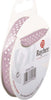 RAYHER---NASTRO-DI-RASO-COLORE-ROSA-CON-PUNTINI-BIANCHI---Ø9.5MM-x-10MT
