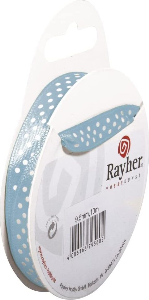 RAYHER---NASTRO-IN-RASO-CON-PUNTINI-H-9,5mm-ROTOLO-10MT-AZZURRO