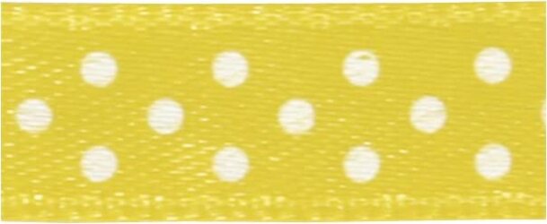 RAYHER---NASTRO-IN-RASO-CON-PUNTINI-H-9,5mm-ROTOLO-10MT-GIALLO