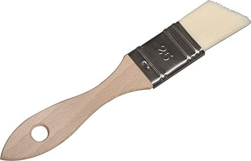 RAYHER---PENNELLO-CON-SETOLE-SINTETICHE-A-TAGLIO-DIAGONALE-N°-25---165x25x6MM---CON-MANICO-IN-LEGNO