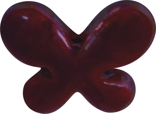 RAYHER---PERLINA-FORMA-FARFALLA-IN-CERAMICA-2,2-x-1,7-x-0,7cm---FORO-ø2mm---COLORE-BORDEAUX