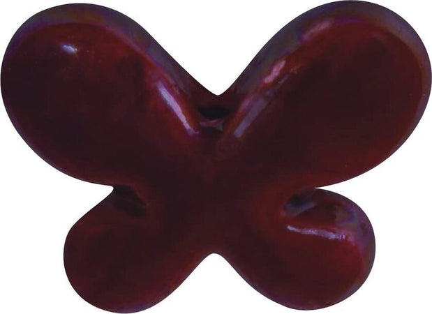 RAYHER---PERLINA-FORMA-FARFALLA-IN-CERAMICA-2,2-x-1,7-x-0,7cm---FORO-ø2mm---COLORE-BORDEAUX