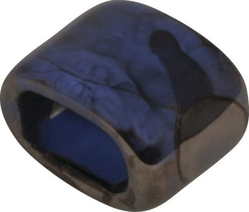 RAYHER---PERLINA-FORMA-OVALE-IN-CERAMICA-ø1,8cm---COLORE-BLU-NOTTE
