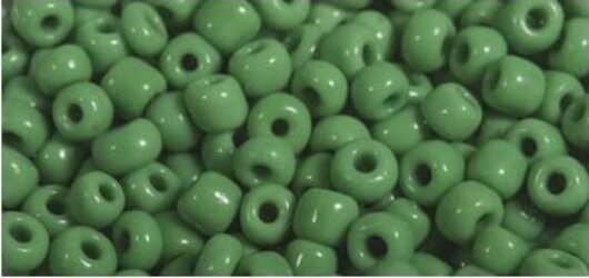 RAYHER---PERLINE-IN-VETRO-OPACHE-2,6MM-VERDE-17GR
