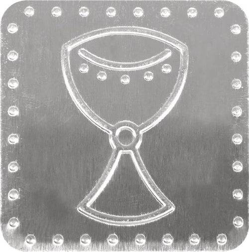 RAYHER---PLACCA-IN-METALLO-CALICE-CON-PUNTO-ADESIVO-4X4CM-8PZ