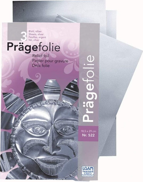RAYHER---QUADERNO-CON-3-FOGLI-IN-METALLO-DA-RESPINGERE---COLORE-ARGENTO