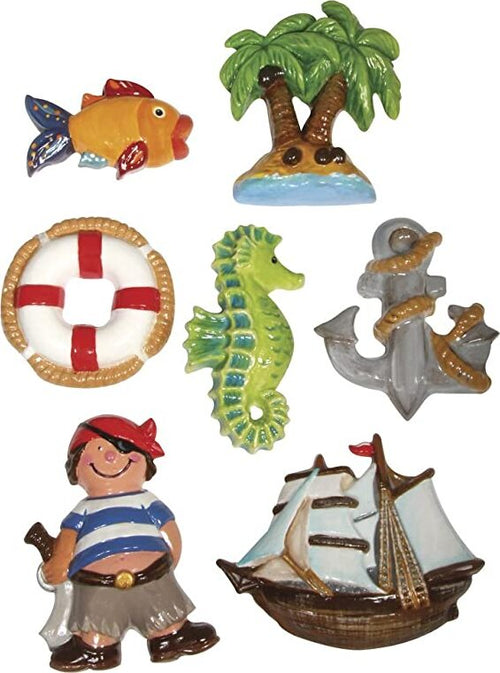 RAYHER---STAMPO-PER-COLATA---ORNAMENTI-NAVIGAZIONE---7-MOTIVI-6,5-9-23,2x18,3cm