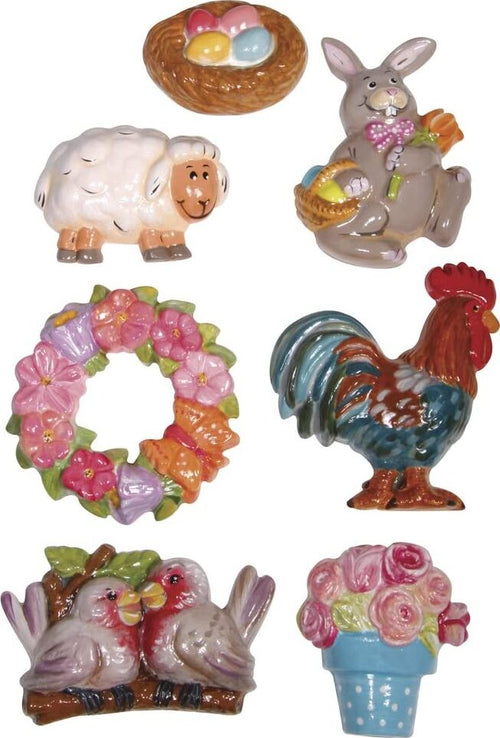 RAYHER---STAMPO-PER-COLATA---RISVEGLIO-PRIMAVERILE---7-MOTIVI-5,5-9cm23,2x18,3