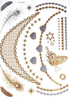 RAYHER---TATUAGGIO-METALLIZZATO-14X21-CM-ORO-ARGENTO-NERO