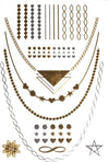 RAYHER---TATUAGGIO-METALLIZZATO-14X21-CM-ORO-ARGENTO-NERO