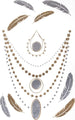 RAYHER---TATUAGGIO-METALLIZZATO-14X21-CM-ORO-ARGENTO-NERO