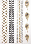 RAYHER---TATUAGGIO-METALLIZZATO-14X21-CM-ORO-ARGENTO-NERO