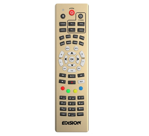Telecomando Edision EDI-RCU UNIVERSAL 1 ALU ORO per diversi modelli