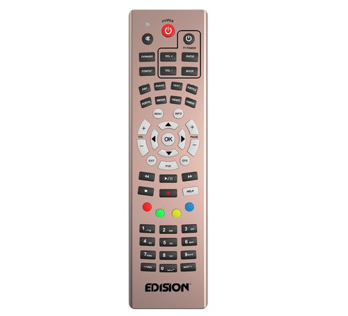Telecomando Edision EDI-RCU UNIVERSAL 1 ALU ROSA per diversi modelli