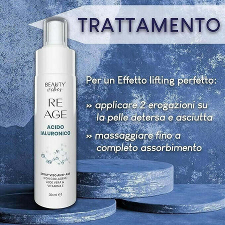 Re-Age-Trattamento-Maschera-Viso-Antiage-con-Acido-Ialuronico,-Collagene,-Vitamina-E-e-Aloe-Skin-Active-Idratante-e-Illuminante-Cura-della-Pelle-30ml