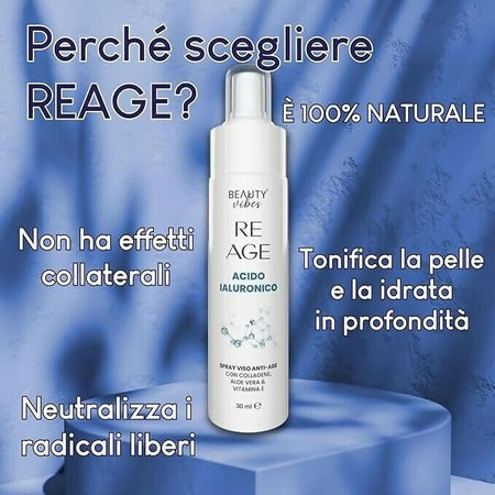 Re-Age-Trattamento-Maschera-Viso-Antiage-con-Acido-Ialuronico,-Collagene,-Vitamina-E-e-Aloe-Skin-Active-Idratante-e-Illuminante-Cura-della-Pelle-30ml