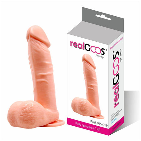 Realgoos® Fallo Realistico Dildo Classico con Ventosa e Testicoli in Morbido Tpr Color Carne 195 mm Salute e cura della persona/Erotismo e contraccezione/Sex toys/Dildo/Dildo realistici Kondorama - Martinsicuro, Commerciovirtuoso.it