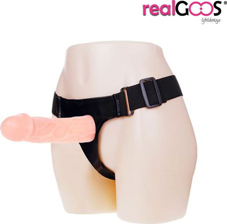 Realgoos® Fallo Realistico Indossabile Cavo Per Lui Strap On Da Uomo Non Vibrante In Morbido Tpr 155 x 40 mm Salute e cura della persona/Erotismo e contraccezione/Sex toys/Strap-on Kondorama - Martinsicuro, Commerciovirtuoso.it