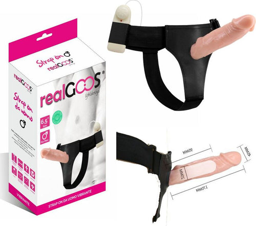Realgoos® Fallo Realistico Indossabile Cavo per lui Strap On Da Uomo Vibrante In Morbido TPR Salute e cura della persona/Erotismo e contraccezione/Sex toys/Strap-on Kondorama - Martinsicuro, Commerciovirtuoso.it