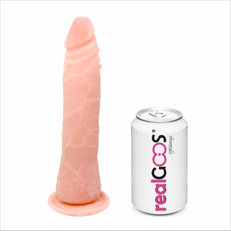 Realgoos® Fallo Realistico Vertebrato Flessibile In Morbido TPR Color Carne 200 x 37 mm Salute e cura della persona/Erotismo e contraccezione/Sex toys/Dildo/Dildo realistici Kondorama - Martinsicuro, Commerciovirtuoso.it