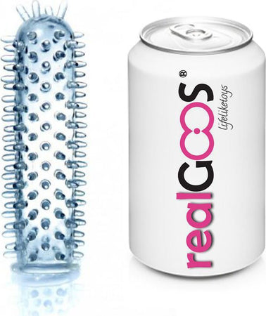 Realgoos® Prolunga Fallica Elastica Super Stretch Penis Sleeve In Tpe Trasparente Con Stimolatori Salute e cura della persona/Erotismo e contraccezione/Sex toys/Guaine e prolunghe per il pene Kondorama - Martinsicuro, Commerciovirtuoso.it