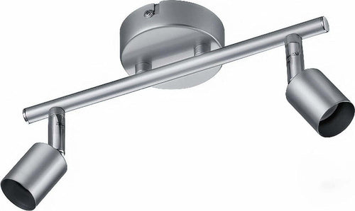 REALITY-LEUCHTEN---BARRA-2-LUCI-PARIS-IN-ALLUMINIO-LUNGHEZZA-26CM-SENZA-LAMPADINA