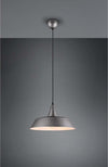 REALITY-LEUCHTEN---LAMPADA-A-SOSPENSIONE-WILTON-METALLO-EFFETTO-ACCIAIO-ANTICATO-DIAMETRO-355-MM