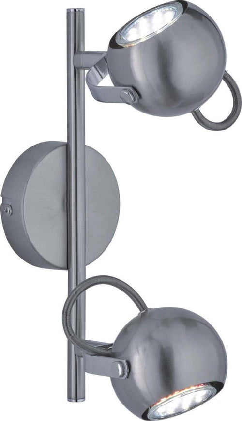 REALITY-LEUCHTEN---LAMPADA-BASTIA-DA-SOFFITTO-2xGU10-NICKEL-SATINATO