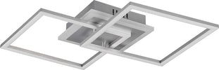 REALITY-LEUCHTEN---PLAFONIERA-VENIDA-A-LED-DOPPIO-QUADRATO-IN-ALLUMINIO-LARGHEZZA-57,5CM