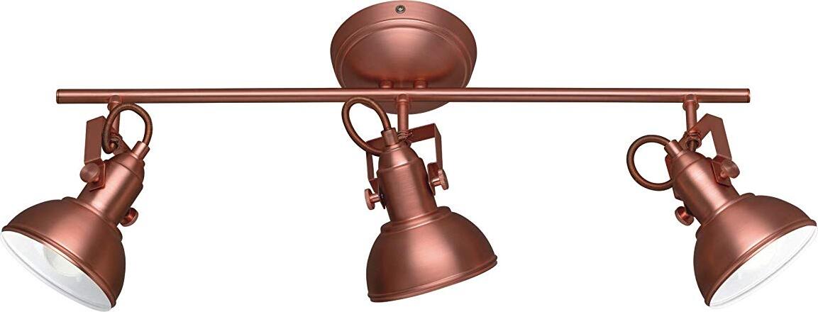 Reality-Leuchten-R80153029-Gina-Barra-con-3-Spot,-Metallo,-61-cm-E14,-40-W,-Color-cobre-[Classe-di-efficienza-energetica-A]