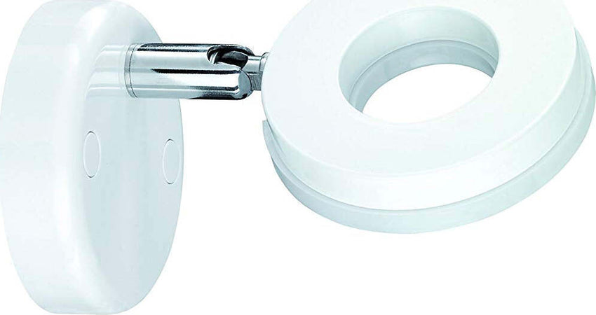 Reality-Leuchten-Reality-R82413906-Rennes-Faretto,-3xSMD,-4-W-LED,-Cromo/Bianco,-19-cm-[Classe-di-efficienza-energetica-A+]