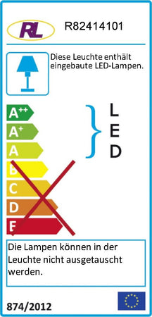 Reality-Leuchten-Reality-R82416101-Rennes-Faretto,-6xSMD,-4-W-LED,-Bianco,-102x10.5x19-cm-[Classe-di-efficienza-energetica-A+]