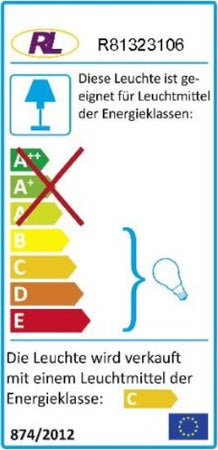 Reality-Leuchten,-Spot-Luce-alogeno-Cromato-[Classe-di-efficienza-energetica-C]