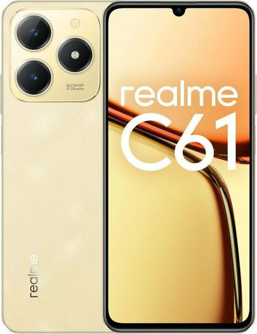 Realme-C61-6+256gb-6.74ds-Sparkle-Gold-ita