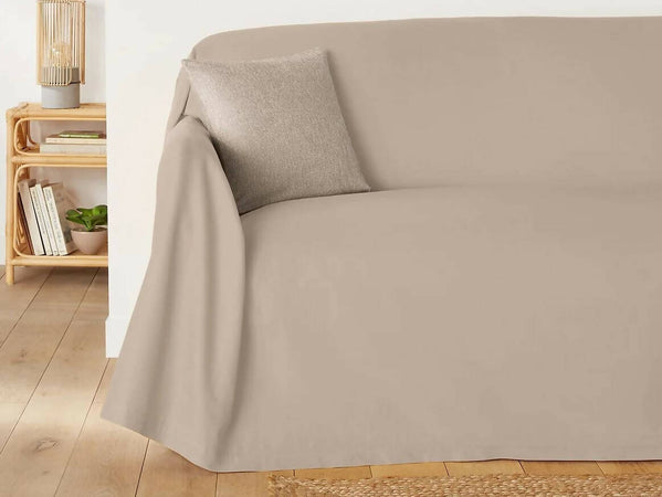 Rebecca Home Telo Arredo Copri Tutto 260x300 Cm Telo In Panama Puro Cotone 100% Qualità Italiana 2 Posti Casa e cucina/Hobby creativi/Materiali per hobby creativi/Tessuti Puleo Casa - Palermo, Commerciovirtuoso.it