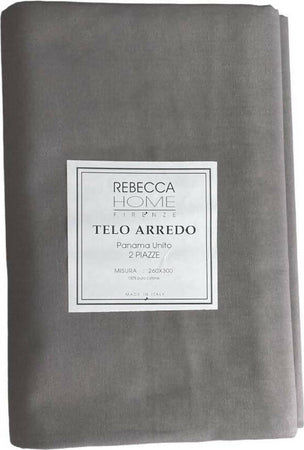 Rebecca Home Telo Arredo Copri Tutto 260x300 Cm Telo In Panama Puro Cotone 100% Qualità Italiana 2 Posti Casa e cucina/Hobby creativi/Materiali per hobby creativi/Tessuti Puleo Casa - Palermo, Commerciovirtuoso.it