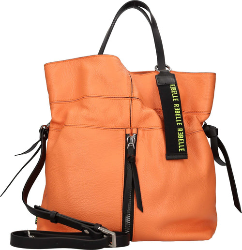 REBELLE-Borse...-Arancio-da-donna