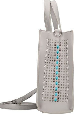 REBELLE-Borse...-Grigio-da-donna