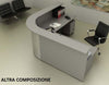 Reception completa di scrivanie e cassettiere in legno cm. 256X256X115H