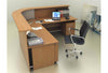 Composizione di reception per ufficio completa cm. 256X176X115H