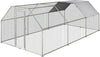 Recinto-Gabbia-per-Galline-in-Metallo-Galvanizzato-Impermeabile,-Pollaio-con-Porta-e-Copertura-Oxford,-280x570x195cm-HJ6D51-117HJ6