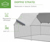 Recinto-Gabbia-per-Galline-in-Metallo-Galvanizzato-Impermeabile,-Pollaio-con-Porta-e-Copertura-Oxford,-280x570x195cm-HJ6D51-117HJ6