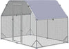 Recinto-per-Galline-con-telo-di-copertura-per-4-6-polli-in-acciaio,-280x190x195-cm-UH5D51-373V00SRUH5