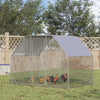Recinto-per-Galline-con-telo-di-copertura-per-4-6-polli-in-acciaio,-280x190x195-cm-UH5D51-373V00SRUH5