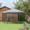 Recinto-per-Galline-con-Tetto-e-Porta-Bloccabile-in-Acciaio-per-10-15-Animali,-4x3.5x2.6m-MD4D51-399V01SRMD4