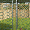 Recinto-per-Galline-con-Tetto-e-Porta-Bloccabile-in-Acciaio-per-10-15-Animali,-4x3.5x2.6m-MD4D51-399V01SRMD4